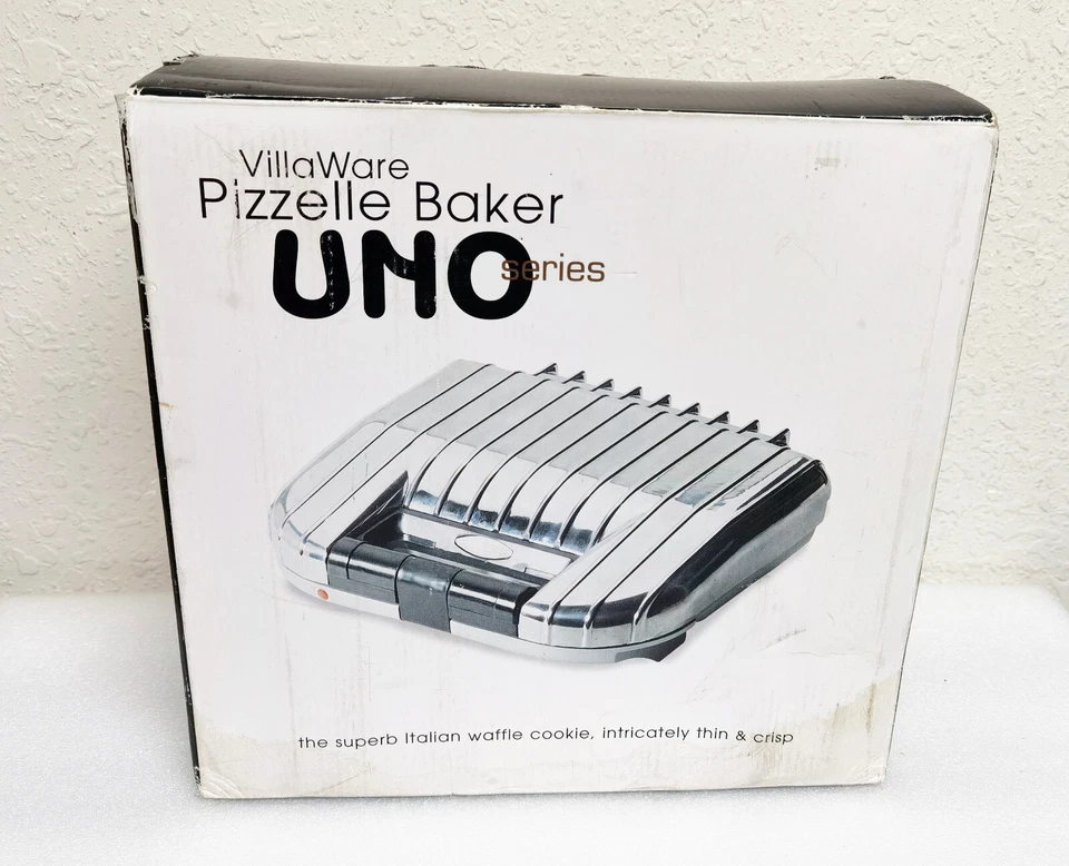 Villaware Uno Pizzelle Baker antiadherente pizzelle máquina de galletas modelo 2060 Foto 3 de 4