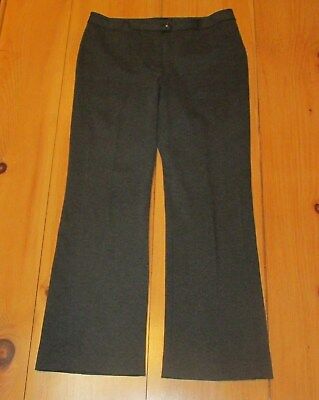 Talbots Knit Dress Pants Grey Trousers Career Slacks Rayon Stretch Pockets  Sz 12 | eBay