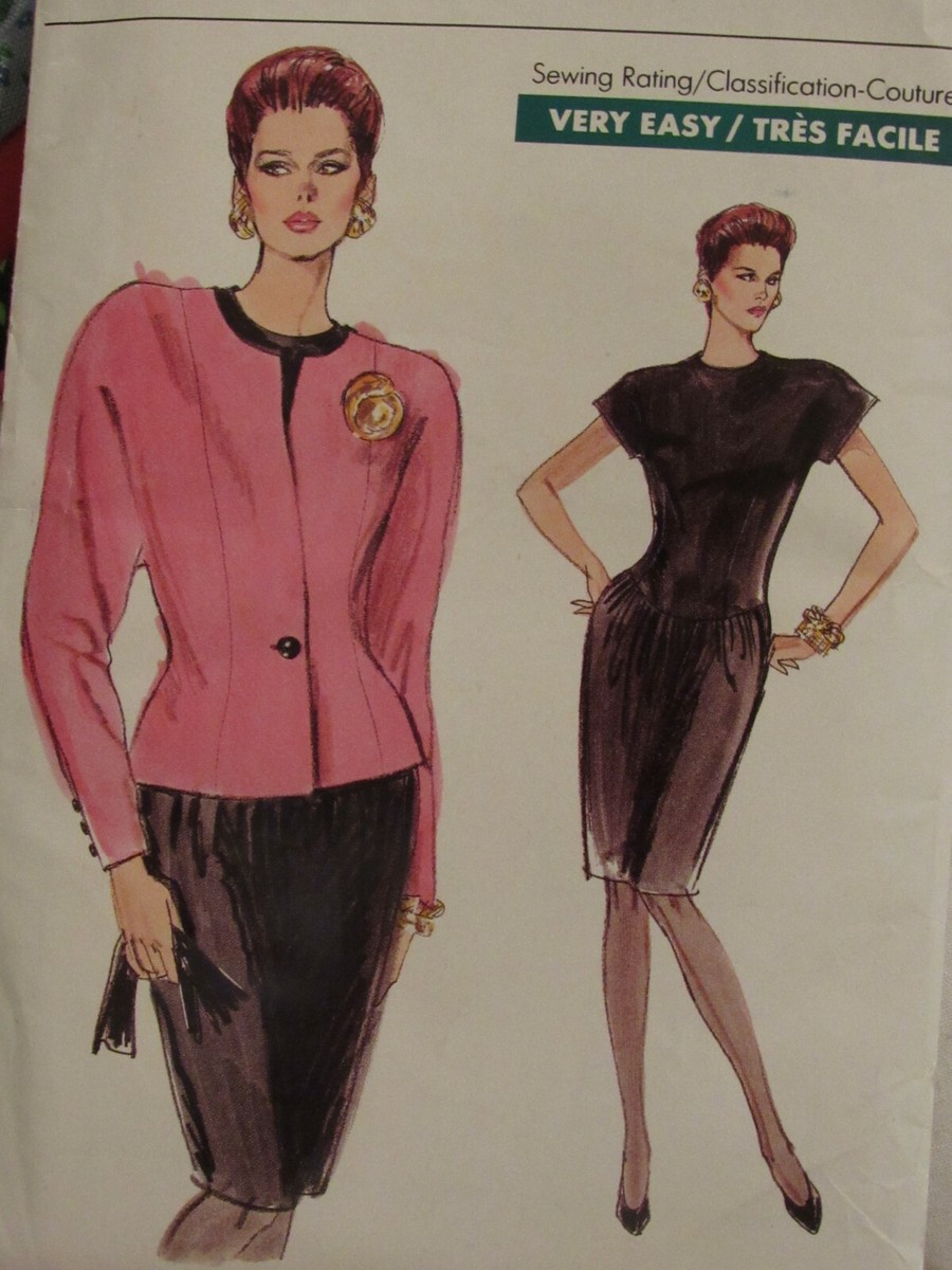vogue drop waist dress pattern 70s Vogue 2638 Belinda Bellville Drop Waist Dress with Button Front Bo –  Patterns Central main image 1