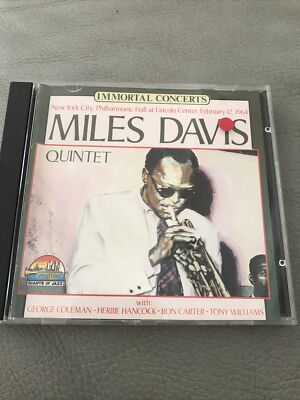 Miles Davis Quintet [CD] Immortal concerts-New York City, Philharmonic Hall a...