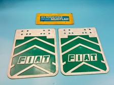 Fiat Vintage Green Mud Flap Set NOS