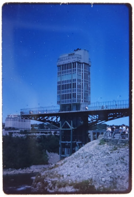 1964 Niagara Falls Observation Tower Elevator New York 35mm Film Slide Mb5