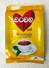 Tea Ceylon Watawala Black Pure Premium Natural Organic Sri Lanka 200g