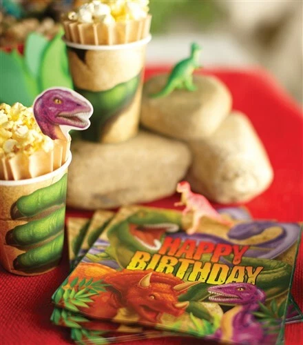 Dino Blast 18" Foil Balloon Happy Birthday Dinosaur Birthday Party Decoration - Image 3 of 3