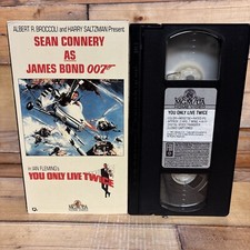 You Only Live Twice 007 James Bond VHS Tape Used Sean Connery