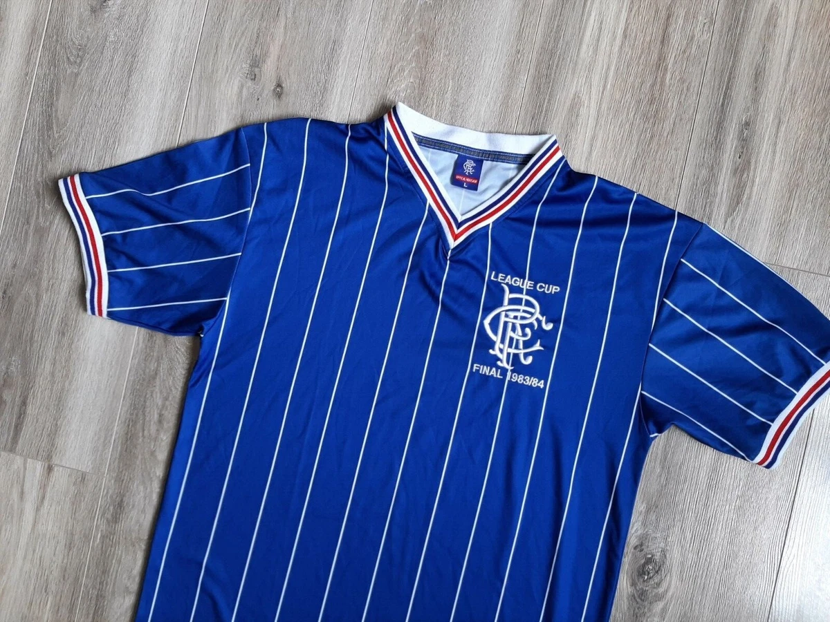 Rangers Football Shirt 1983 1984 Jersey L Soccer eBay