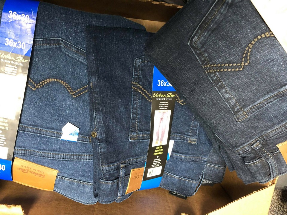 Relaxed Fit Jeans Urban Star Men's Stretch Jeans Slim Fit