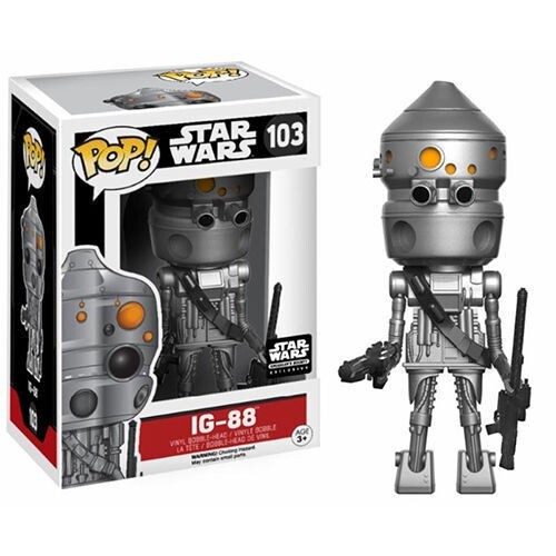 Sale Pop! Star Wars Smugglers Bounty Exclusive Ig-88 Vinyl Figure Funko Dmg Pkg Jc
