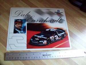 DALE EARNHARDT SR. 1999 HERO CARD 8 x 10.25 INCHES GM GOODWRENCH #3 car