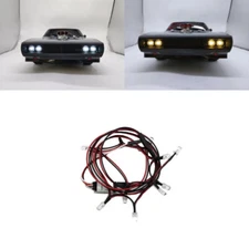 LED Head Tail Light Kit For 1/10 Kyosho FAZER Mk2/VE 1970 Dodge Charger RC Parts