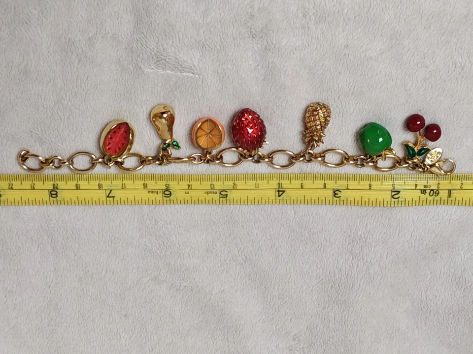 Pulsera Joan Rivers Fruit Charm Foto 3 de 4