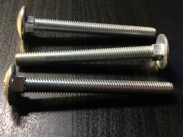 3x IKEA SCREW METRIC M8 COACH BOLT 80mmm Steel PART 110019 EBay