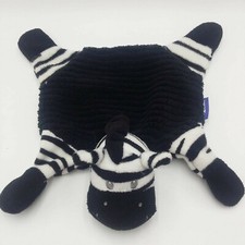 Babies R Us Zebra Security Blanket Lovey Black White Crinkle Legs Baby Toys