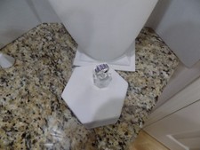 925 MARQUIS 5 AMETHYST ROUND 10 CZ STONE RING SIZE 7