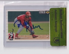 Roberto Kelly 1994 Upper Deck Choice Card #484 RedsBeckett Authentic Autograph