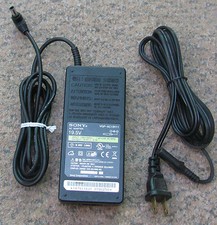 Genuine SONY POWER SUPPLY ADAPTER TWO PRONG 19.5A-4.7A FREE SHIPPING