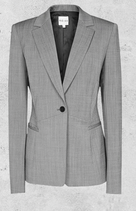 FILA Blazer Reiss Floren Row Donna 0 grigio lana elastica con un bottone