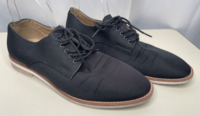 Calvin Klein Mens Aggussie Fabric Lace Up Casual Oxfords 