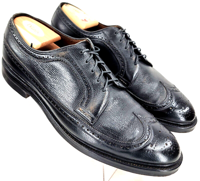 Allen Edmonds Mens 10 C Black Leather Wingtip Oxford Brogue‎ Dress Shoes 9117 ec4001585_single_large.jpg main image 4