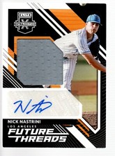 2021 Elite Extra Edition Future Threads Autograph #FTS-NN Nick Nastrini