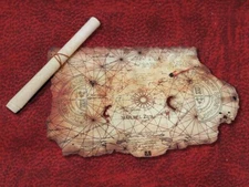 The Goonies – Cloth Map Scroll Replica