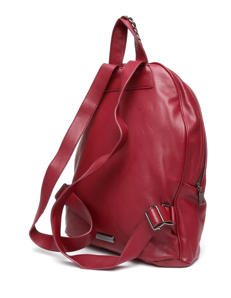 Steve Madden 女式勃艮第皮革背包 V1508 — 第 3/4 张图片