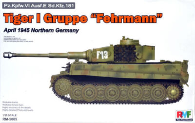 Tiger I Gruppe Fehrmann April 1945 Rye Field Model 1/35