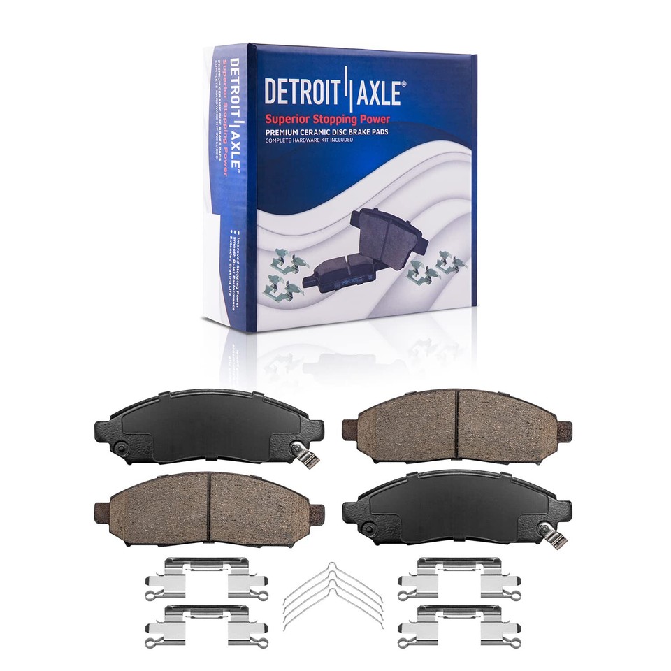 2022 Nissan Pathfinder Brakes Front &amp; Rear Disc Brake Rotors &amp; Ceramic Pads Kit For Nissan Frontier, Xterra, Suzuki Equator Subaru Brake Pads And Rotors