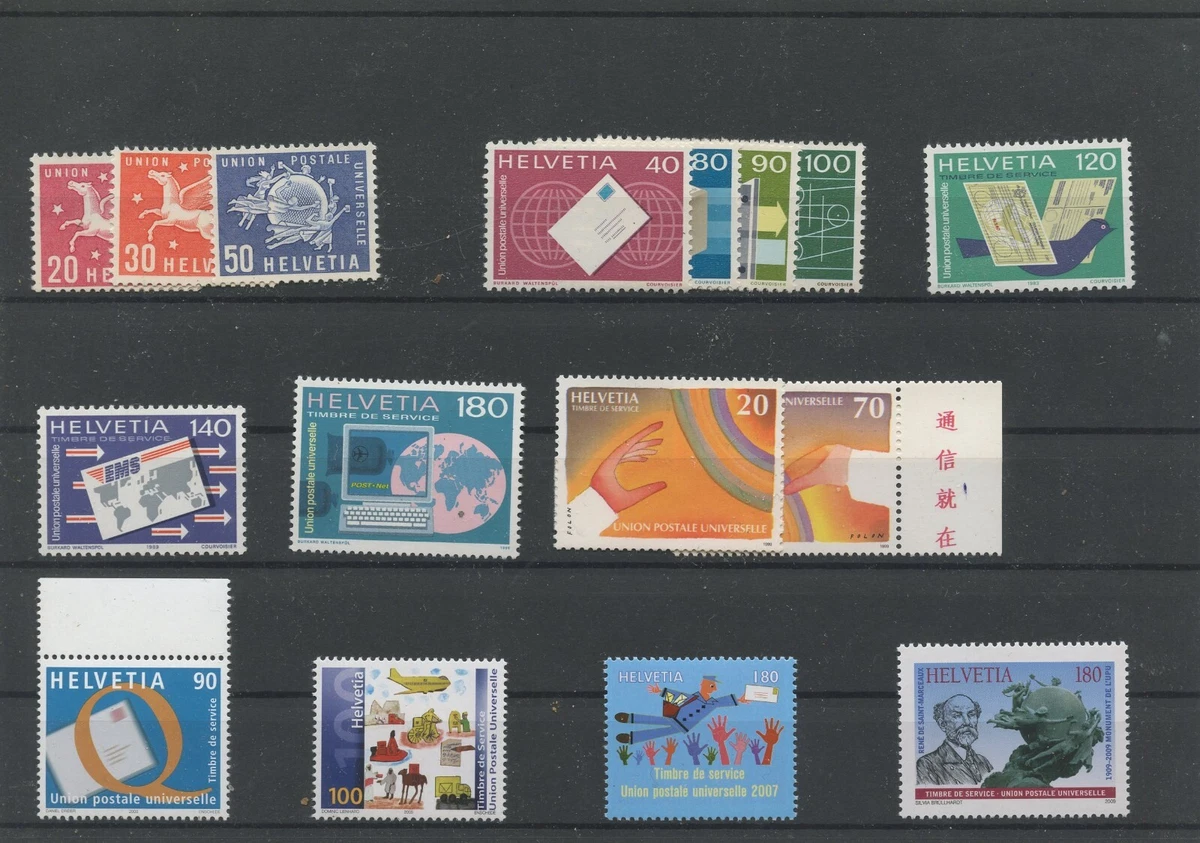 Schweiz Internationale Ämter Suisse Orga UPU Mi. 7-22 postfrisch ** MNH LESEN