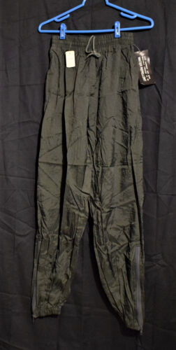 Pro Spirit Windbreaker Pants Men’s Green Nylon Ankle Zip Water Repellent Size S - Picture 4 of 6