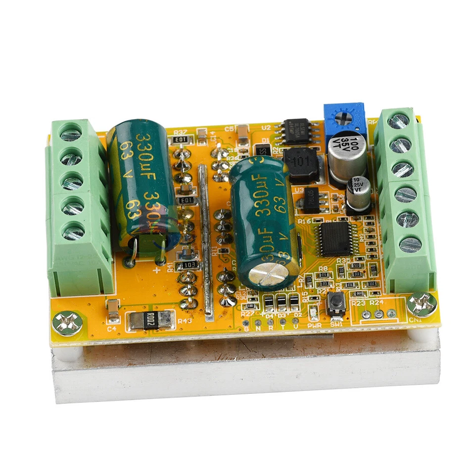 300W/400W BLDC 3 Phasen PWM Hall Motor Controller DC Brushless Treiber Platine - Bild 3 von 4