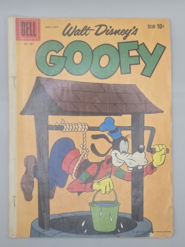 Four Color #987 (Walt Disney's Goofy) Nice Vintage Dell Comic 1959 Fair