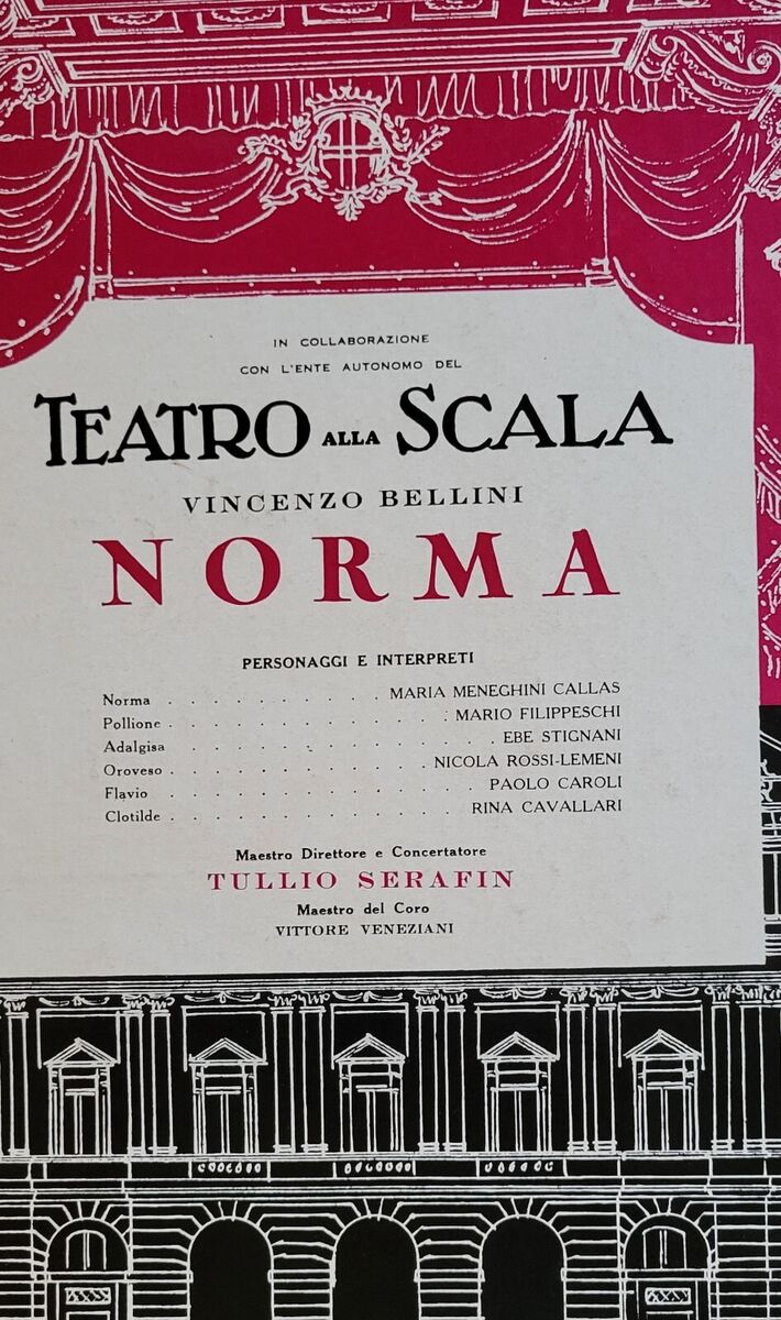 Maria Callas-Teatro alla Scala sings Bellini's NORMA w