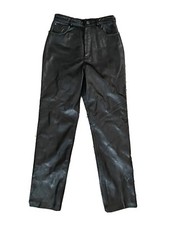 Kenneth Cole New York Black Leather Pants, Women's 10 - NWT