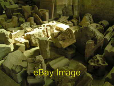 Photo 6x4 Stonework at Abbey Dore  c2008