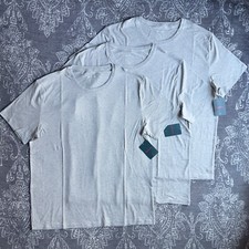 Tommy John Lot of 3 Second Skin Crew Neck Tee Shirts in Heather Grey Men's Large