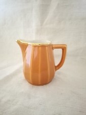 APILCO Yves Deshoulières: pot à lait de bistrot en porcelaine, ocre jaune