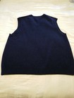 Brooks Brothers "346" Sweater Vest Large Sleeveless Navy Blue 100% Lambs Wool — photo 6