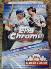 2020 Topps Chrome Baseball Factory Sealed Hanger Box NEW