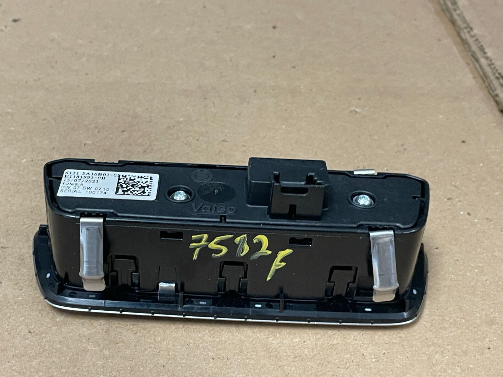 2019 to 2022 BMW X6 G06 Headlight Switch For BMW 61315A16B01 OEM  