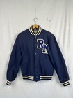 1960's Butwin "RM" blue & cream varsity letterman jacket