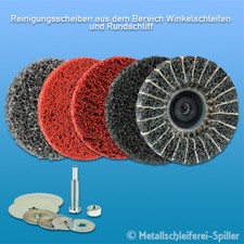 Eisenblätter Reinigungsscheibe, Winkelschleifer, Rundschliff, Ø 115,125,150mm