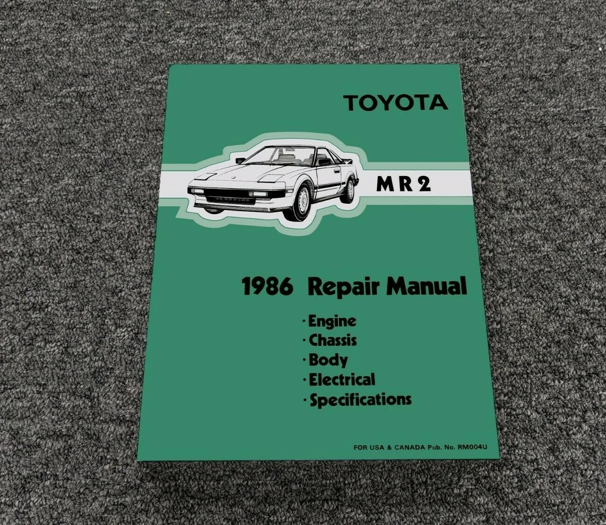 1986 Toyota Mr2 Engine