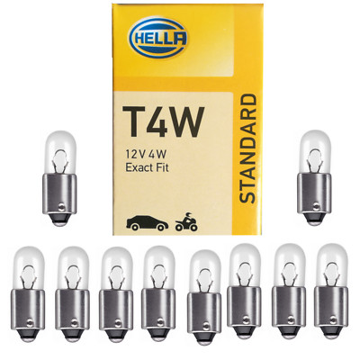 20 Stück Hella 12V 4W BA9s Tachoglühbirne Glühlampen Glühbirne Kugellampe   H13w