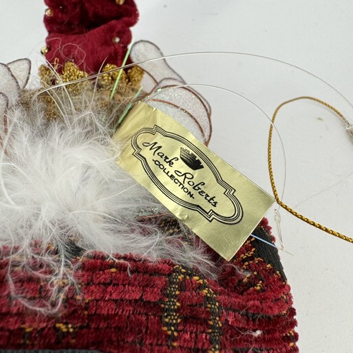 Mark Roberts Old World Santa St Nicholas Fairy, Burgundy & Gold Clothing - Picture 12 of 14