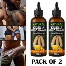 KIGELIA AFRICANA Oil African Sausage Tree - *2 In 1* RAPID ABSORPTION - 2x100ml