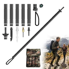 Saker Collapsible Hiking Trekking Pole – Portable Aluminum Trekking Staff With 7