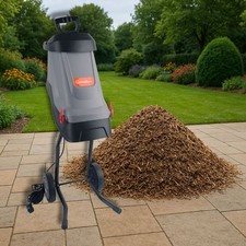 Electric Garden Branch Impact Shredder Chipper Leaf Wood Mulcher
