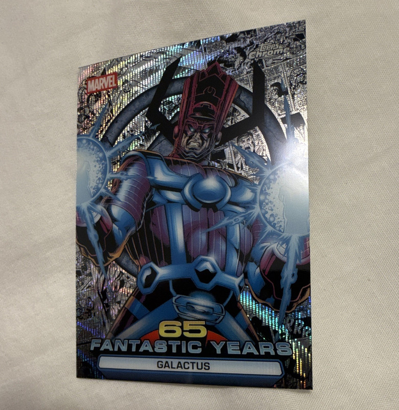 Topps 2026 Topps Chrome Marvel 65 Fantastic Years Galactus FY-06 Card