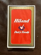 1970’s Hiland Dairy Foods Playing Cards Factory Sealed NIB Made by Gemaco, USA